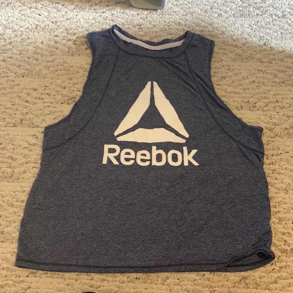 Dark blue crop top